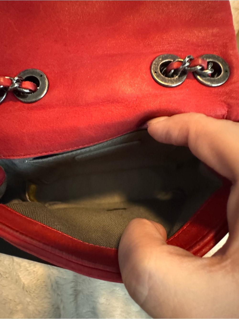 Chanel Small Stitch Flap Bag - Picture 6 of 9